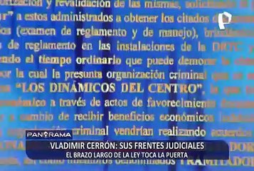 Vladimir Cerrón: sus frentes judiciales