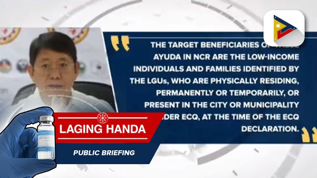 Joint memorandum circular para sa pamamahagi ng ayuda sa Metro Manila, pirmado na; Pamamahagi ng ayuda, maaari nang simulan ngayong linggo