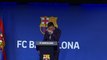 شاهد: ميسي يجهش بالبكاء في بداية مؤتمر صحافي لإعلان رحيله عن برشلونة