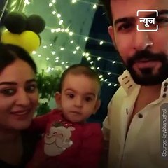 Watch Actor Jay Bhanushali's Cute Moments With His Daughter Tara.