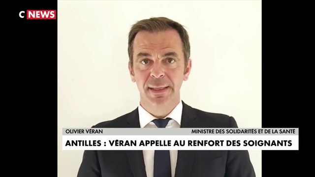 Antilles : Véran appelle au renfort des soignants