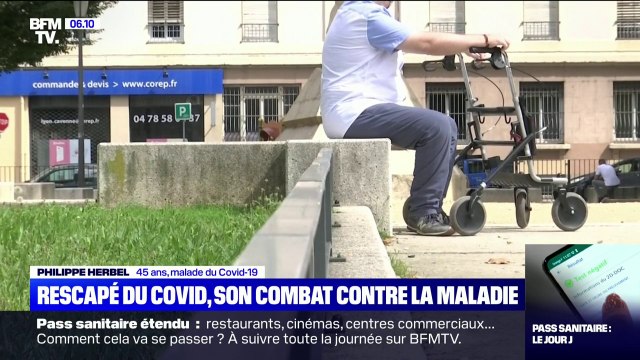 Rescapé du Covid-19 après 9 jours de coma et 3 mois d'hospitalisation, cet homme est sorti handicapé de l'hôpital