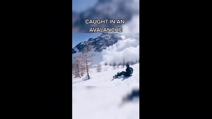 Surviving avalanche's - The craziest avalanche footage caught on tiktok