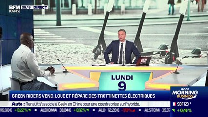 Séna Adjovi (Green Riders): Green Riders vend, loue et répare des trottinettes électriques - 09/08