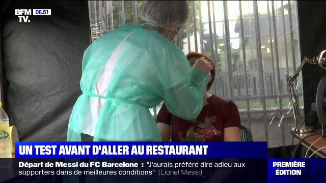 Extension du pass sanitaire: à Lyon, ce restaurateur propose de faire un test antigénique devant son établissement