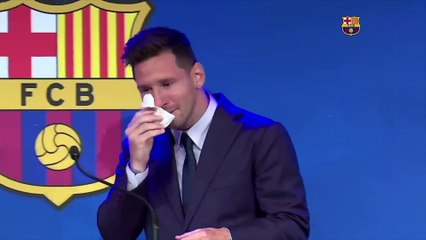 BROKE IN CRYING. Lionel Messi said goodbye to FC Barcelona wanting to return