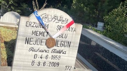 Tokyo'da bronz alan Hatice Kübra'nın babasının mezarından yaptığı paylaşım yürek yaktı