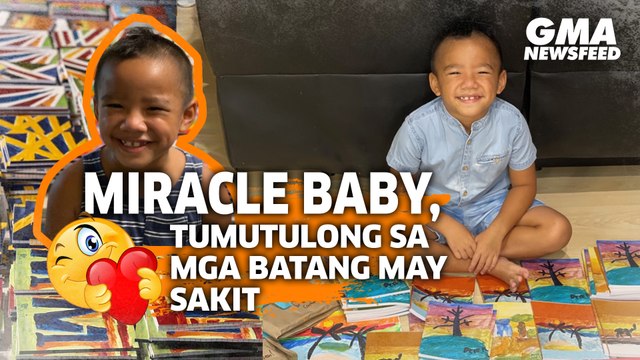 Miracle baby, gumagawa ng obra para sa mga batang may sakit | GMA News Feed