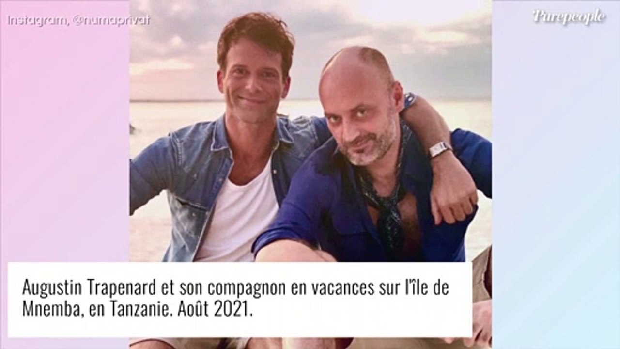 Augustin Trapenard en couple : En vacances avec son amoureux, il poste une photo de son "Ken"