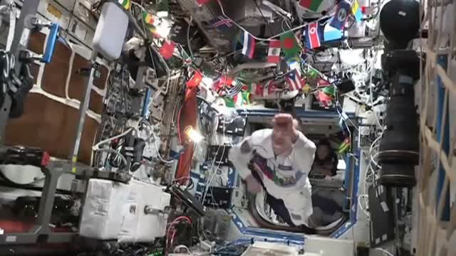Los astronautas de la Estación Espacial celebran sus propios juegos olímpicos