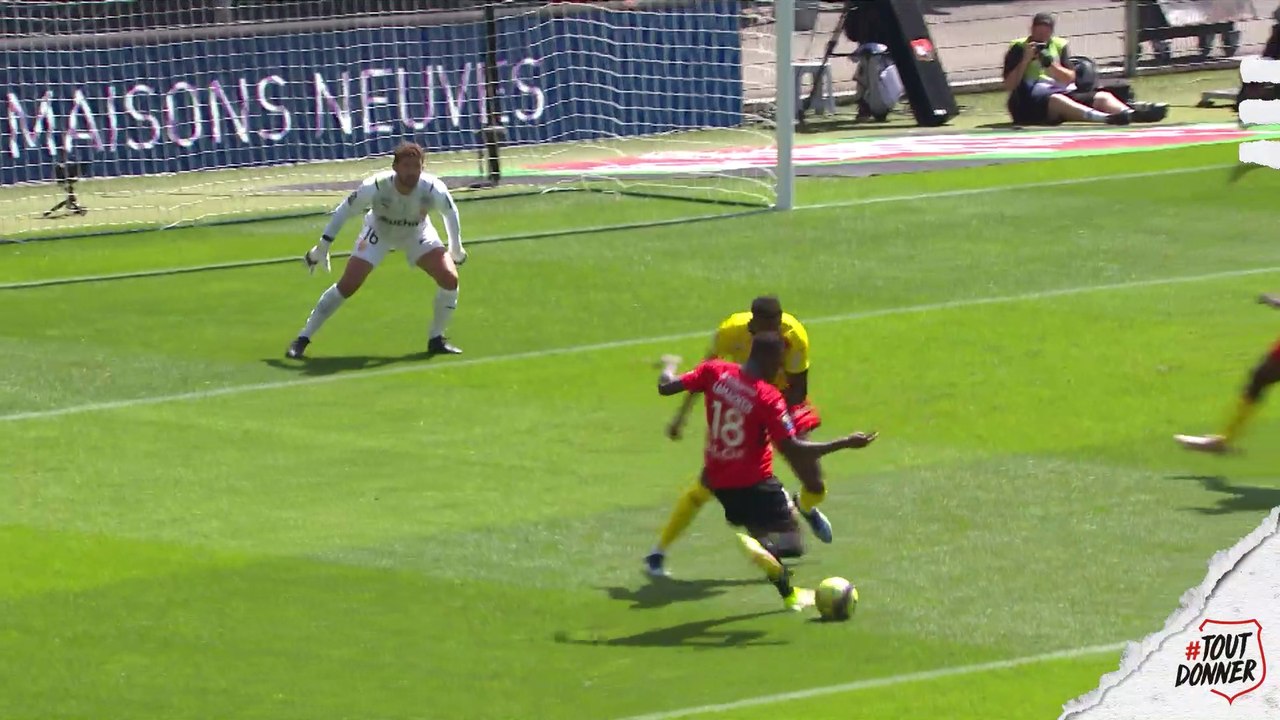 J1. SRFCRCL - Le premier but de Kamaldeen Sulemana sous le maillot Rouge et Noir