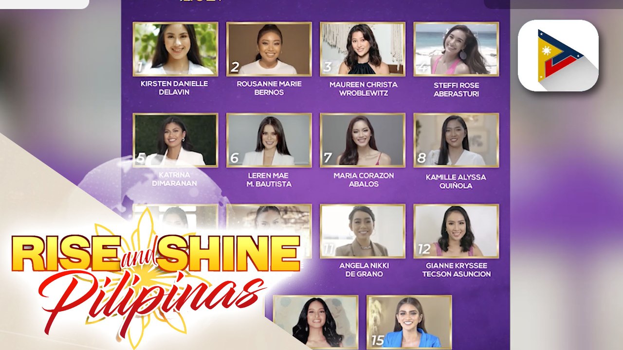 TALK BIZ: Kisses Delavin, nanguna sa video introduction challenge ng Miss Universe Philippines 2021;  Catriona Gray, hindi na muna tatanggap ang aplikante sa kanyang online course sa Nas Academy;  Naelah Alshorbaji, kinoronahang Miss Philippines Earth 202