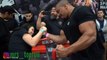 When Girl Beat Monster In Arm Wrestling  # MAD 4 MUSCLES # LARRY WHEELS