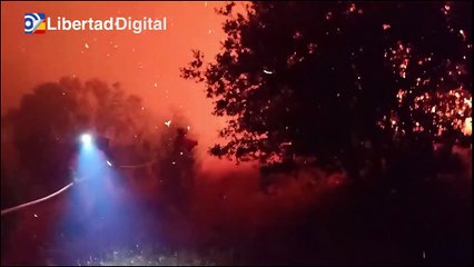 Más de 400 efectivos controlan el incendio en El Tiemblo y Cebreros