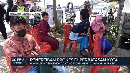 PPKM Level Iv, Pengendara Yang Tidak Pakai Masker Diswab Antigen