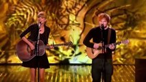Taylor Swift et Ed Sheeran chantent 