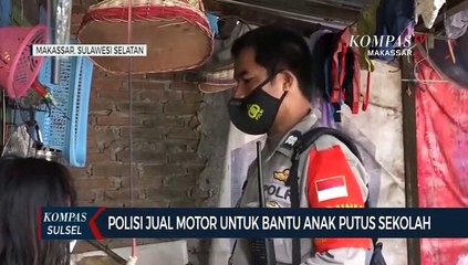 Polisi Jual Motor Untuk Bantu Anak Putus Sekolah