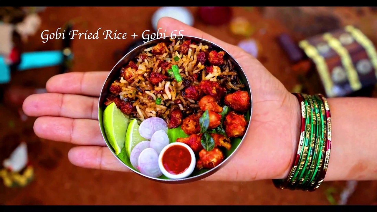 Gobi Fried Rice | Cauliflower Fried Rice | Cauliflower Recipe | Vegetable Fried Rice | Rice Recipes