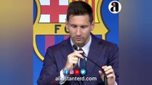 Messi dice que no estaba listo para abandonar el Barcelona