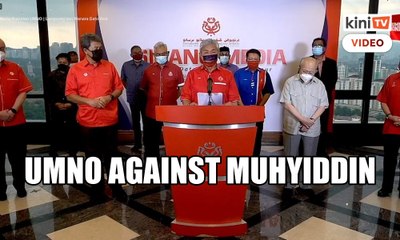 Umno reveals letters by MPs who no longer back Muhyiddin