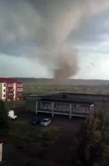 Tornado Rips Through Russian Field