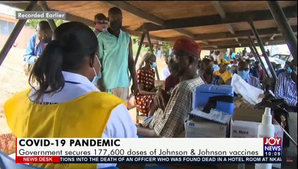 Covid-19 Pandemic: Government secures 177,600 doses of Johnson & Johnson vaccines (9-8-21)