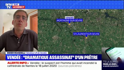 Didier Mandelli (LR) sur le prêtre assassiné en Vendée: "Il y a un sentiment total d'injustice par rapport à l'homme qui était visé"