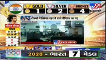 Indian Olympic contingent receives a grand welcome at Delhi airport _ TV9News