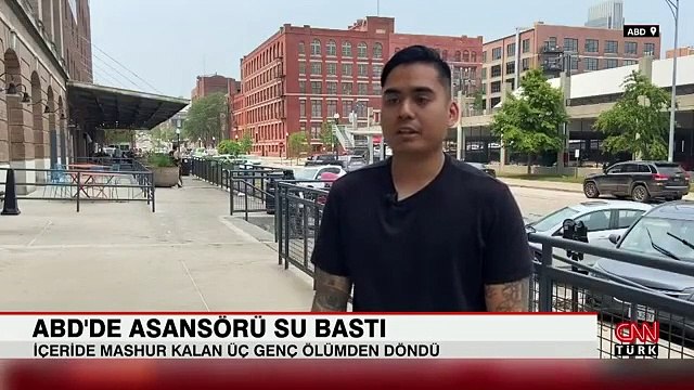 Asansörde ölüm kalım savaşı kamerada! İnanılmaz görüntüler