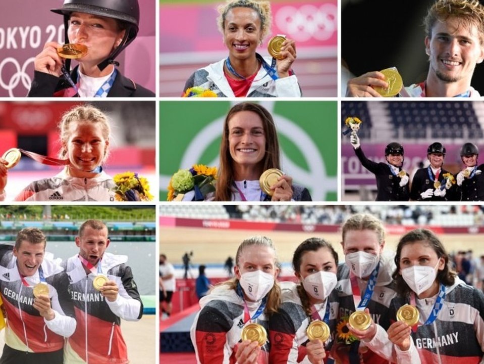 Zehnmal gold: das sind die deutschen olympiasieger