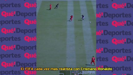 El FIFA cada vez mas realista con Cristiano Ronaldo
