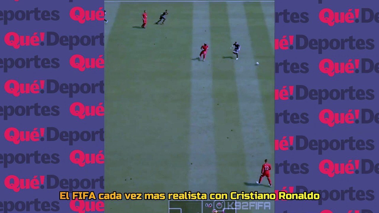 El FIFA cada vez mas realista con Cristiano Ronaldo