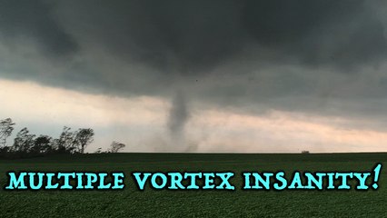 'INSANE Multiple-Vortex Tornado Spotted Near Waverly, IA'