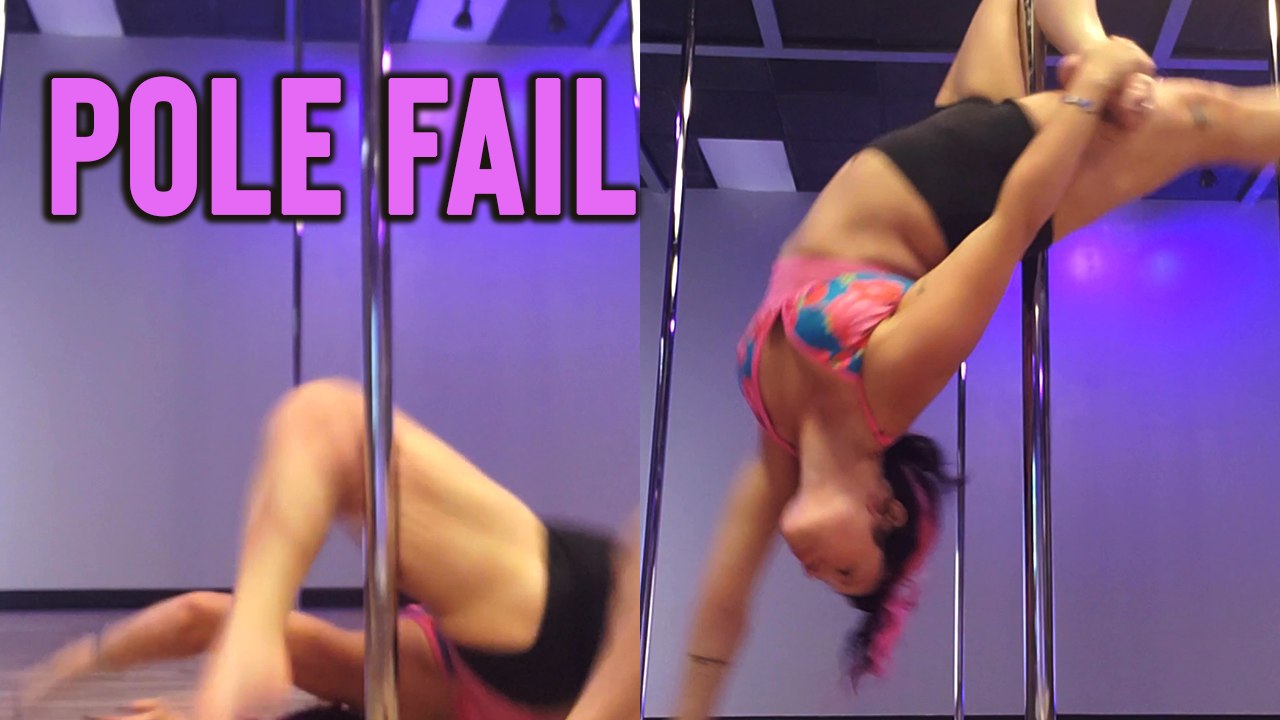 'Nasty Fail Spoils a Cute Pole Dance Combo'