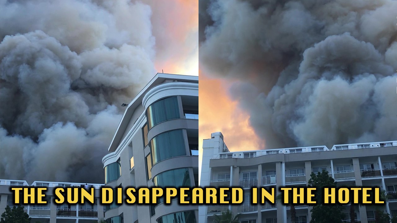 'Turkey Wildfires: Marmaris Engulfed in Darkness as Smoke Clouds Block the Sun'