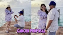 'Man Proposes to Girlfriend of 9 Years During Trip to Cancun *Her Reaction is Priceless*'
