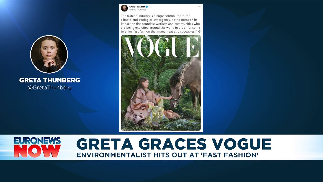 Greta Thunberg uses Vogue interview to slam the impact of fast fashion