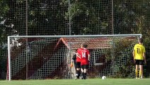 Das 3:4 für den TSV Jühnde durch Philip Gadzikowski gegen Dransfeld