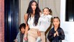 Kim Kardashian y sus niños asisten al segundo evento "Donda" de Kanye West