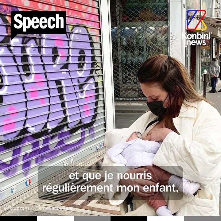 Allaiter dans l’espace public : nourrir son enfant n’a rien de choquant | Le Speech d’Amélie