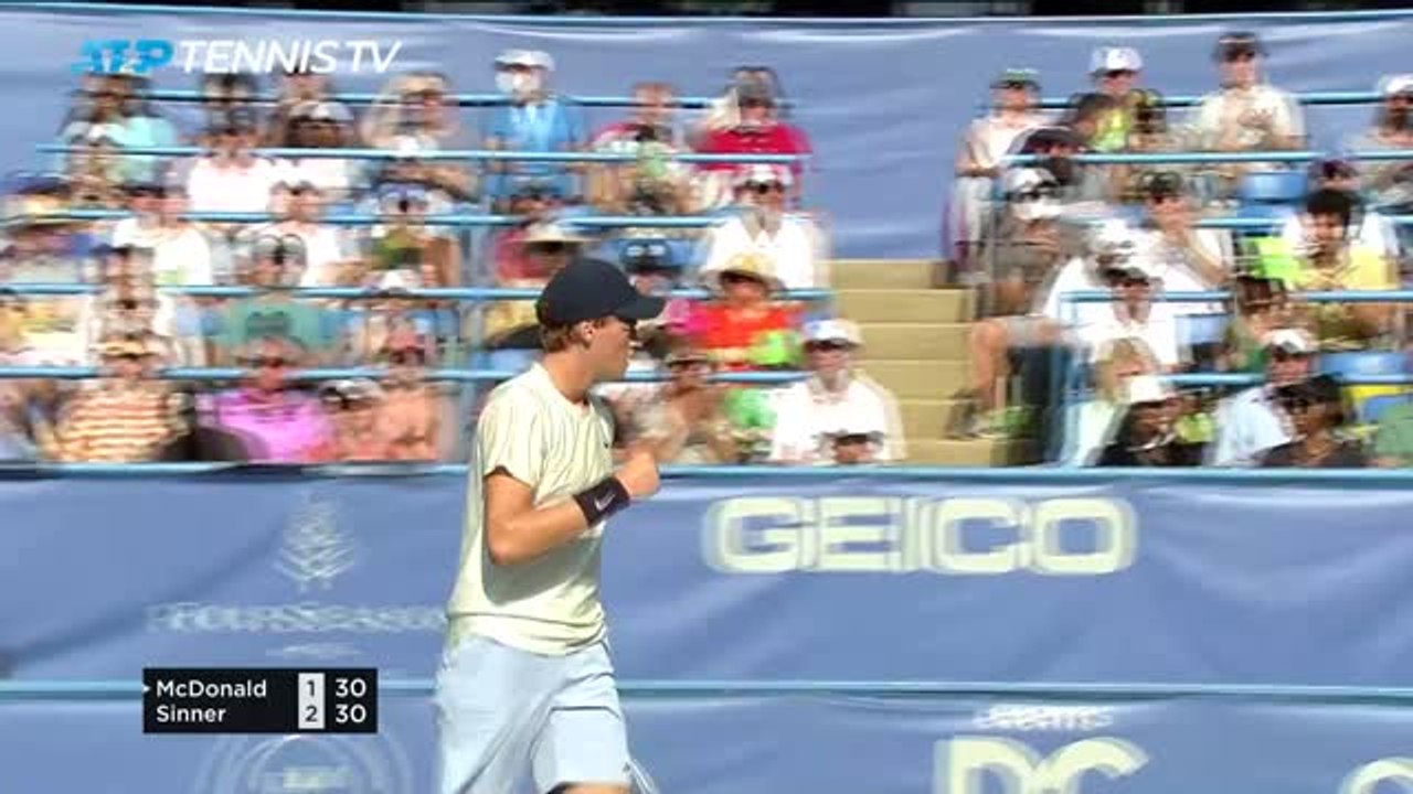 Sinner fights comeback to become youngest ATP 500 winner