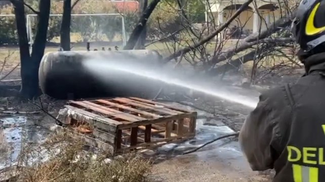 Quarrata (PT) - Incendio vicino abitazioni in località Colle (09.08.21)