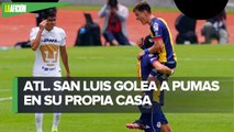 Pumas cae ante Atlético de San Luis y liga su segunda derrota en el Apertura 2021