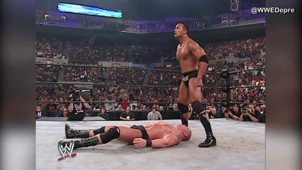 Brock Lesnar vs The Rock Summerslam 2002