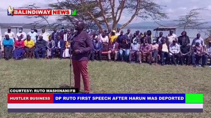 Kenya DP Ruto first speech after his Turkish businessman Harun Aydin was deported