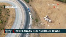 Insiden Kecelakaan Bus di Balikesir Turki, 15 Tewas dan 17 Terluka