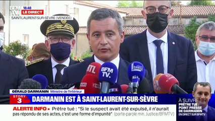 Gérald Darmanin: le suspect "ne pouvait pas quitter le territoire national en attendant la décision de justice"