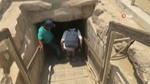 Mısır'daki Sakkara antik mezarlığındaki duvar resimleri 4 bin yıl sonra hala tüm ihtişamını koruyor