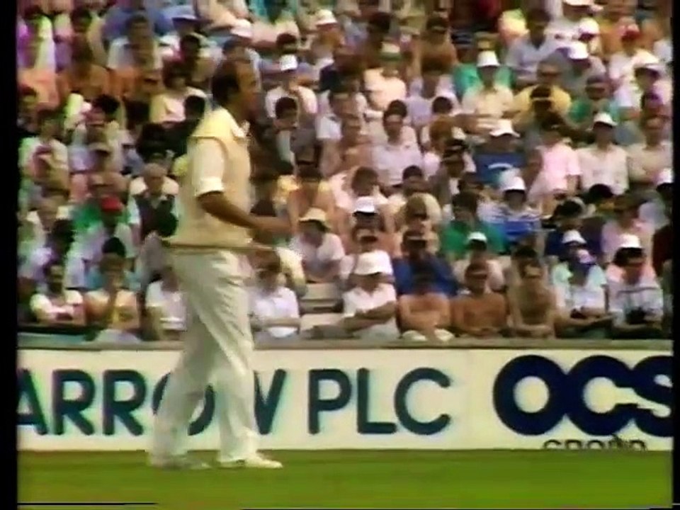 ENGLAND v PAKISTAN 5th TEST MATCH DAY 1 THE OVAL 1987
