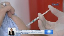 COVID-19 vaccination sa mga edad 12-17, posibleng simulan na sa susunod na buwan - Sec. Galvez | Saksi